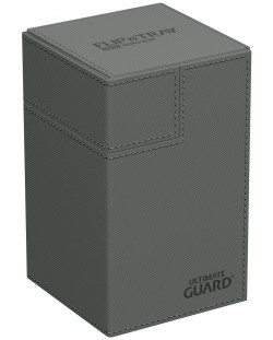 Kutija za kartice Ultimate Guard Flip`n`Tray 100+ XenoSkin - Monocolor Grey (100+ kom.)